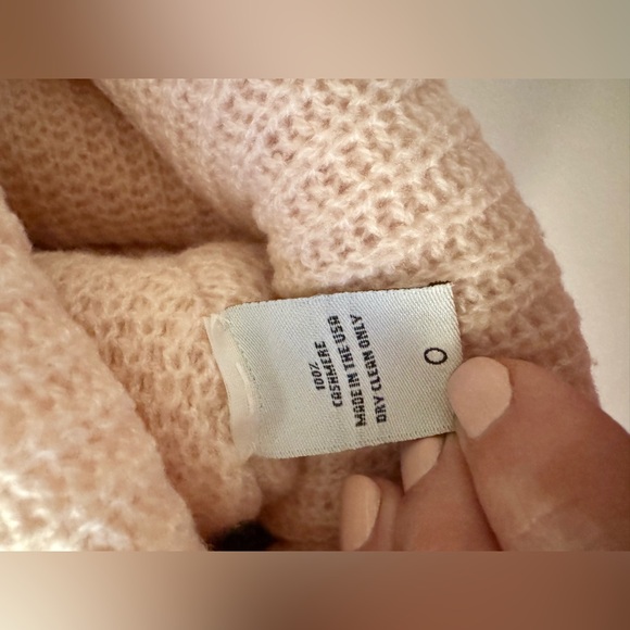 Elder Statesman St Kisser Cap Beanie Hat Baby Pink Ultra Thick Cashmere - Picture 6 of 8